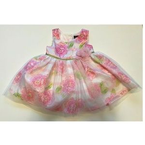 Lilt Pink Multi-layer Flower Dress 6-9 Month